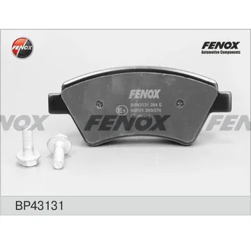 Колодки торм. перед. FENOX BP43131 Renault Megane, Scenic II, Kangoo