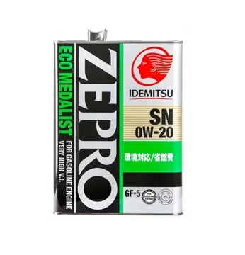 Масло моторное IDEMITSU ZEPRO ECO MEDALIST GF-5 0w20 4л.