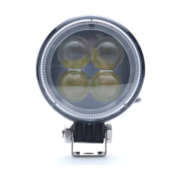 Фара противотуманная диодная точечного дальнего света Spotlight 4 Epistar 4D 12W к-т 2шт