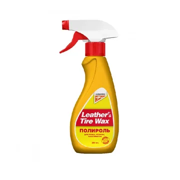 KANGAROO Полироль универсальный (кож.,рез.,пласт.) Leather & Tire Wax, 500мл 330125