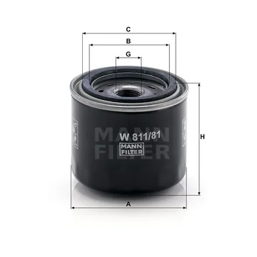 Ф. маслен. MANN W811/81