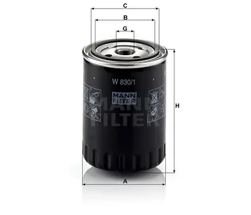 Ф. маслен. MANN W830/1