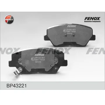 Колодки торм. перед. FENOX BP43221 Hyundai I30. Kia Ceed 1,4-1,6. SORENTO II
