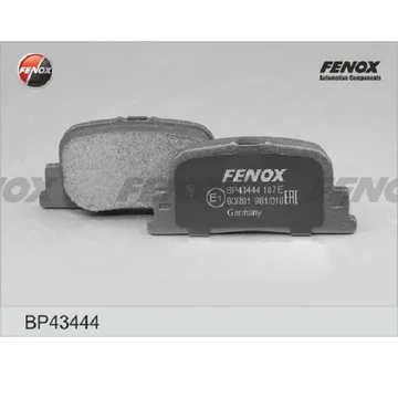Колодки торм. зад. FENOX BP43444 Toyota Camry, Lifan, GEELY