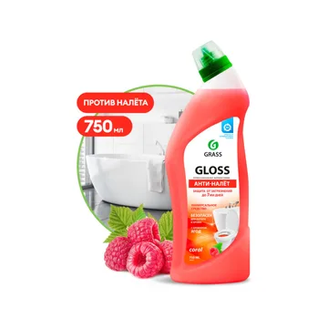 GraSS Gloss "Coral" 750мл (Чистящий гель для ванны и туалета) 125547