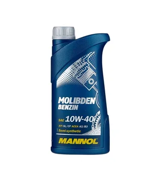 Масло моторное Mannol MOLIBDEN Benzin 10w40 A3/B4 п/с 1л.