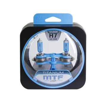 Лампа 12V MTF H7 55W Titanium 4400K (Eurobox,2шт.)
