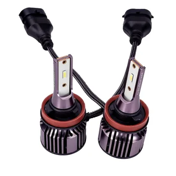 Лампа диодная AMP L04s 12V H11 5000Lm, 6000K к-т 2шт