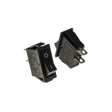 Кнопка-клавиша 250V 15A (2c) on-off черн SC-791