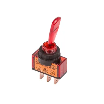 Тумблер 250V 15А (3с) ON-OFF красн. ASW-13D