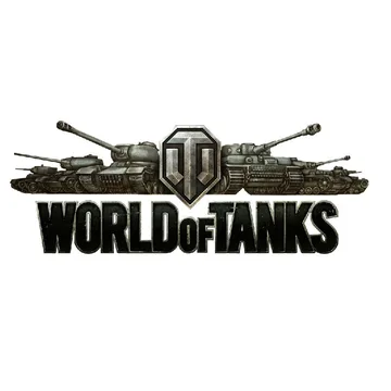 Наклейка WordOfTanks Эмблема (цветная) 13,5х32,5мм