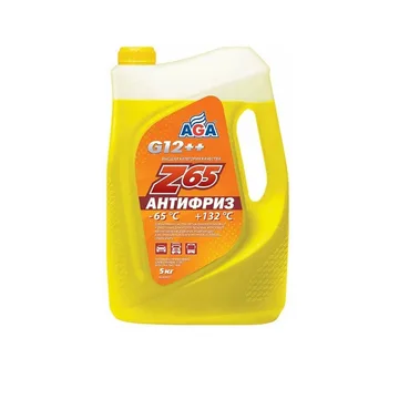 Антифриз AGA Z-65 G12++ желтый 5кг