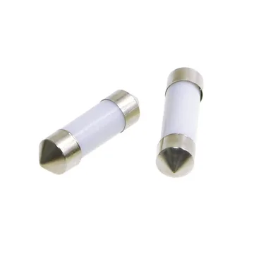 Лампа диодная 12V салон 2-х цок. 360-COB 31мм.
