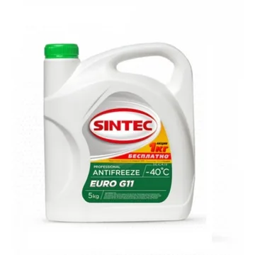 Антифриз SINTEC EURO зеленый 5кг. (уп-4) АКЦИЯ