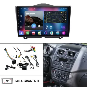 Установочный к-т для штатной а/м 9" LADA Granta FL + проводка