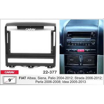 Рамка 9" CARAV 22-377 FIAT	 Albea 2004-2012