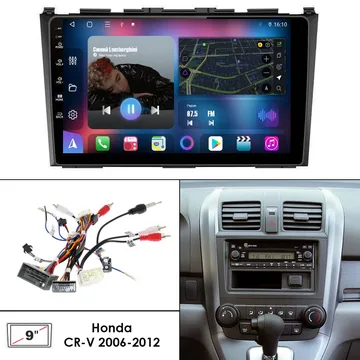 Установочный к-т для штатной а/м 9" Honda CR-V 2006-2012 + проводка