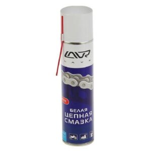 LAVR Ln1741 Смазка Белая цепная 400мл с PTFE 111741