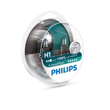 Лампа 12V Philips H1 55W +130% X-TREME BOX 
