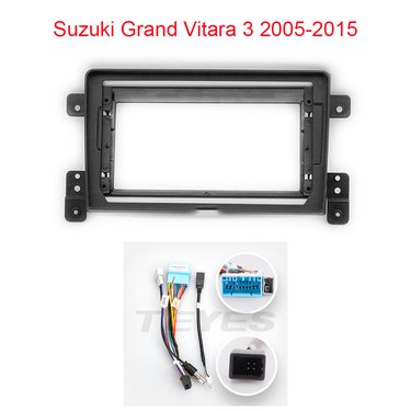 Установочный к-т для штатной а/м 9" Suzuki Grand Vitara 3 2005-2015 + проводка