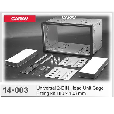 Рамка 2DIN CARAV 14003 Универсальная корзина 180x103mm