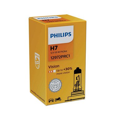 Фото Лампа 12V Philips H7 55W +30% 0313