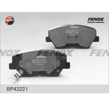 Колодки торм. перед. FENOX BP43221 Hyundai I30. Kia Ceed 1,4-1,6. SORENTO II 