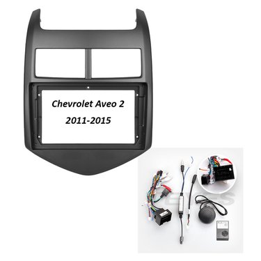 Установочный к-т для штатной а/м 9" Chevrolet Aveo 2 2011-2015 +  проводка