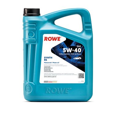 Масло моторное ROWE Hightec SYNT RS 5w40 A3/B4,SN/CF 4л