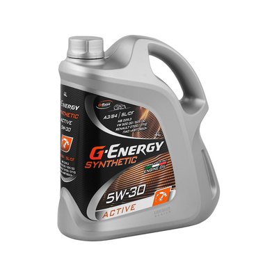 Фото Масло моторное G-Energy Synthetic Active 5w30 A3/B4 4л