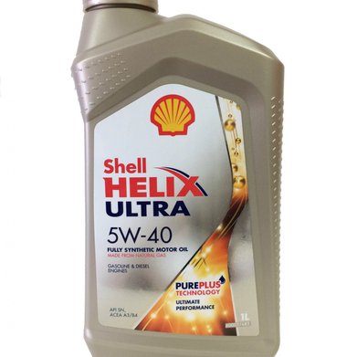 Фото Масло моторное shell helix Ultra 5w40 A3/B4 серый 1л.