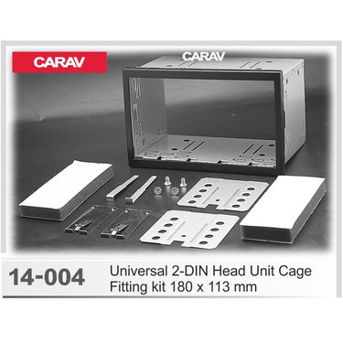 Рамка 2DIN CARAV 14004 Универсальная корзина 180x113mm