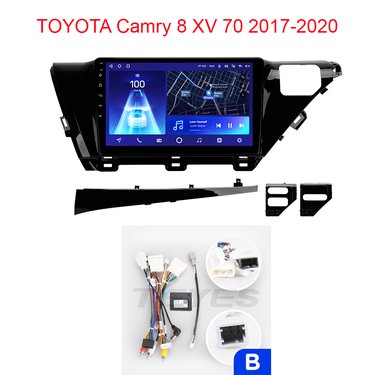 Установочный к-т для штатной а/м 10" TOYOTA Camry 8 XV 70 2017-2020 + проводка вид. B