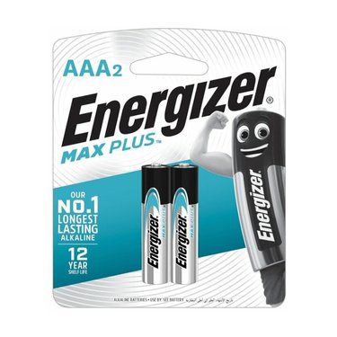 Батарейка ENERGIZER_MAX PLUS тип AAA (уп-2шт) Е301306501