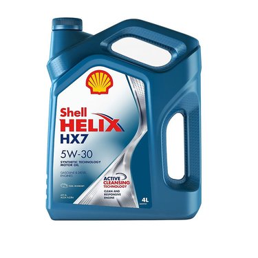 Масло моторное shell helix 5w30 HX7 A3/B4 синий 4л. синт.